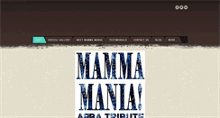 Desktop Screenshot of mammamaniaabbatribute.com